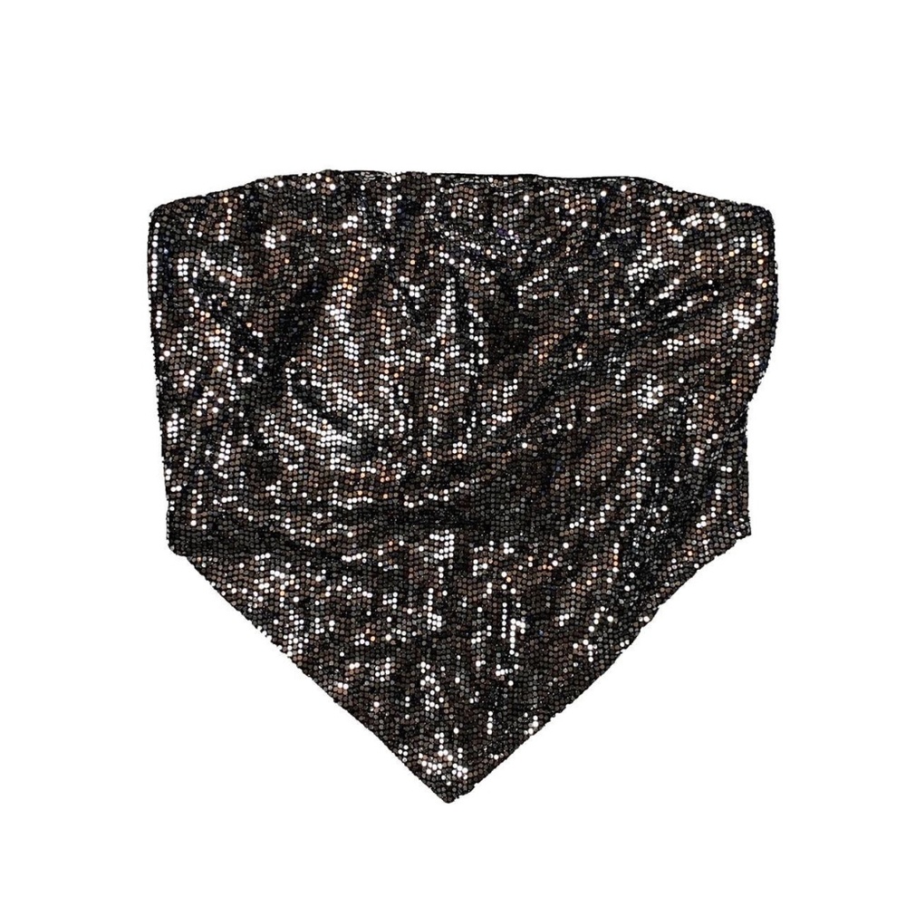 Y2K Shimmery Tube Top (L)